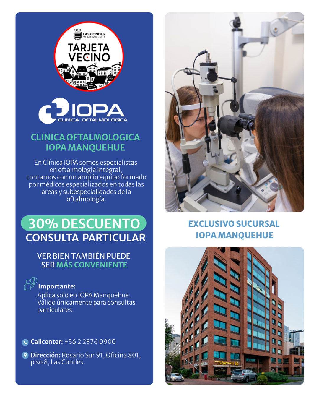 Tarjeta Vecino Las Condes - Consulta particular EDIT